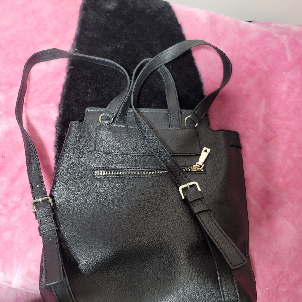 Guess Black Drawstring Backpack - image 5